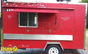 Used 2014 - 8' x 14' Mobile Kitchen Street Food Fast Food Concession Trailer