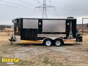 2018 Lark 7.8' x 18' Food Concession Trailer for Crepes + Mobile Kitchen