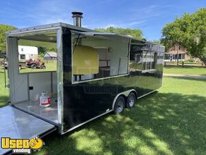 Licensed - 2024 8.5 x 24' Quality Cargo Wood-Fired Pizza Food Concession Trailer