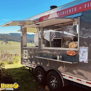 2022 - 8' x 22'  Wood Fired Pizza Concession Trailer | Mobile Pizza Unit