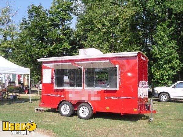 2010 - 6 x 14 Shaved Ice Concession Trailer