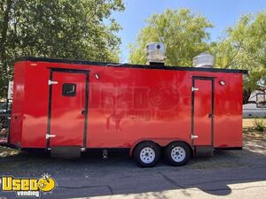 Like-New - 2023 8' x 20' Barbecue Food Concession Trailer with Pro-Fire Suppression