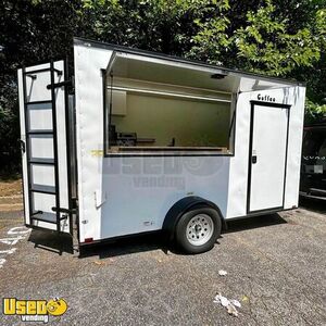 2022 - 6' x 10' Quality Cargo Coffee Concession Trailer | Mobile Coffee Unit