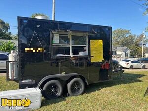 2023 - 7' x 12' Street Food Concession Trailer with Pro-Fire System