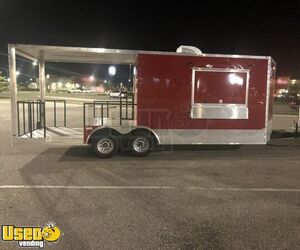 2021 Empire Cargo Wood-Fired Pizza Concession Trailer with Open Porch