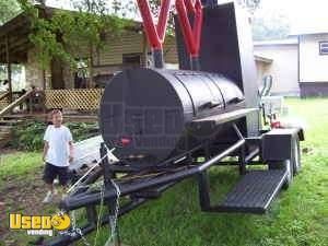 Custom Built Heavy Duty BBQ Pit / Smoker