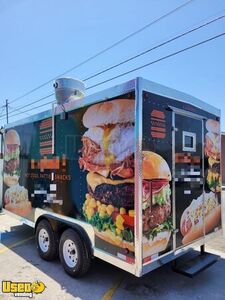 Loaded 2023 - 8' x 16' Mobile Kitchen | Food Concession Trailer w/ Pro-Fire Suppression