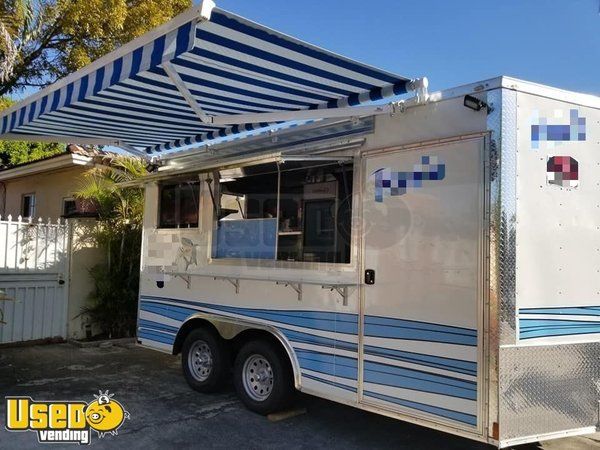 7' x 14' Quality Cargo  2019 Food Concession Trailer / Mobile Kitchen Unit