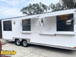 2020 8' x 24' Barbecue Food Trailer with Porch | Food Concession Trailer