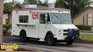 Ready to Serve 19.8' Chevrolet P30 Permitted Mobile Kitchen Food Truck