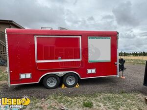 2018 8' x 16' Cargo Craft Kitchen Food Trailer with Fire Suppression System