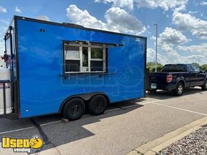 2024 8.5' x 16' Freedom Kitchen Food Concessin Trailer with Fire Suppression System