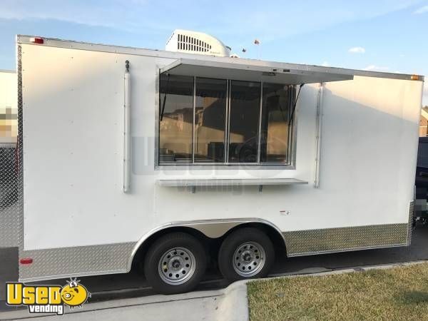 2016 - 8' x 16' Mobile Kitchen Food Concession Trailer