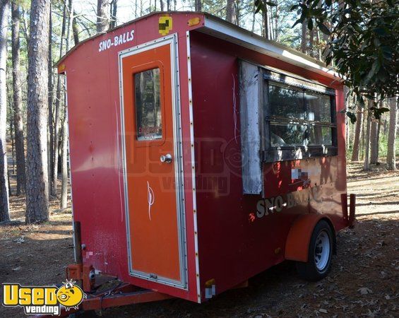 6' x 10' Shaved Ice Concession Trailer