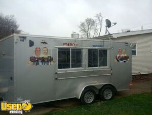 2023 - Quality Cargo 7' x 16' Street Food Concession Trailer | Mobile Vending Unit