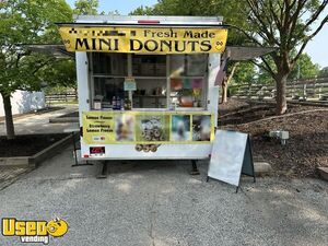 Turnkey - 2011 8.5' x 14' Mini Donut and Smoothie Concession Trailer