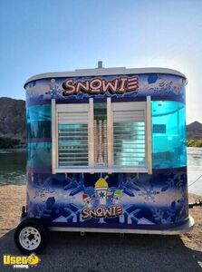 2015 7' x 10' Snowie Shaved Ice Trailer Snowball Concession Unit