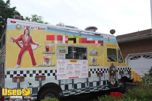 1989 Ford E350 Custom Built Rock to the Oldies Soft Serve Ice Cream Truck