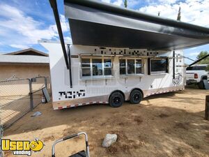 LOADED - 2023 8' x 26' Kitchen Food Concession Trailer w/ Pro-Fire Suppression & HCD Insignia