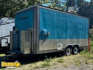 2015 8' x 18' Quality Kitchen Food Trailer with Fire Suppression System