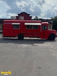 International Bustaurant Diesel Food Truck with Commercial Kitchen