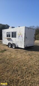 Turnkey 2022 - 7' x 18' Shaved Ice Trailer | Snowball Concession Trailer