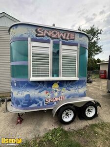 2009 7' x 10' Snowie Shaved Ice Trailer | Snowball Concession Trailer