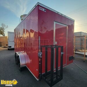 New - 2025 7' x 16' Kitchen Food Trailer | Food  Concession Trailer