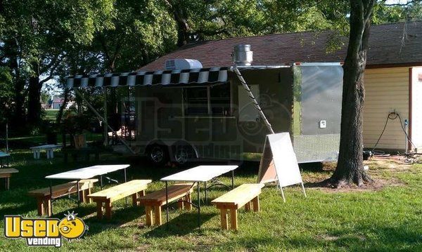 2011 - 8.5 x 30' BBQ Food Trailer with Smoker