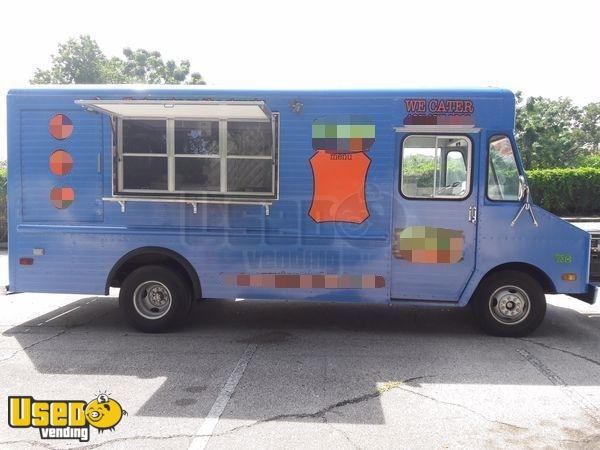 Self-Sufficient Chevy Food Truck / Vintage Mobile Food Unit-Freshly Changed Oil