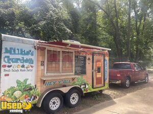 2013 7' x 16' Interstate Concession Trailer Salad / Soup Trailer with 2008 Ford F-150 Truck