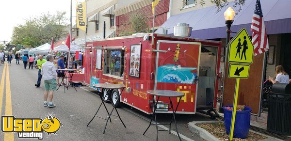 Aluminum 2010 - 8' x 20' Food Concession Trailer with PyroChem Pro Fire Suppression