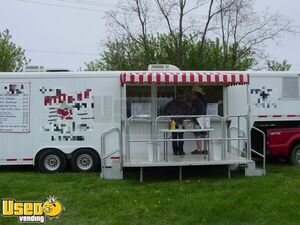 8' x 24' Featherlite 1530 Gooseneck Kitchen & Grill Concession Trailer