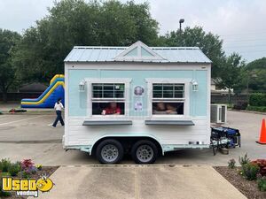 Custom Built - 2021 7' x 12' Shaved Ice Trailer Snowball Concession Unit