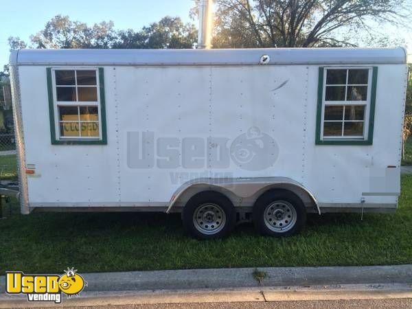 7' x 16' Food Concession Trailer