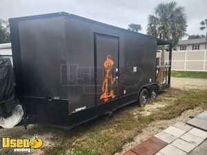 2019 26' Barbecue Food Trailer with Porch | Food Concession Trailer