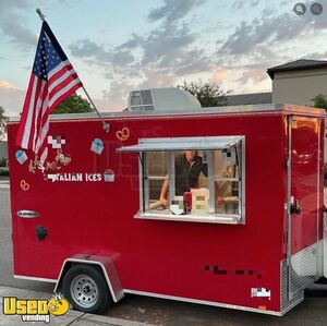 TURNKEY - 2021 7' x 12' Ice Cream Concession Trailer | Mobile Dessert Unit