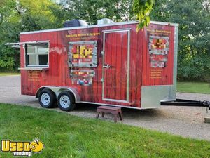 2022 Freedom 7' x 16' Fully Loaded Food Concession Trailer w/ 2023 Professional Kitchen