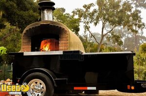 2009 6.5' x 9' Pizza Trailer with Wood- Fired Forno Bravo / Fire Within Oven