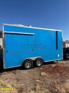 Like New 2018 Worldwide 8.5' x 16' Kitchen Food Concession Trailer w/ Fire Suppression