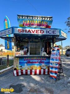 Well Equipped - Carnival Style Hawaiian Shaved Ice Trailer |  Snowball Concession Trailer