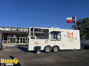 2021 24' Barbecue Kitchen Food Concession Trailer with Custom Smoker