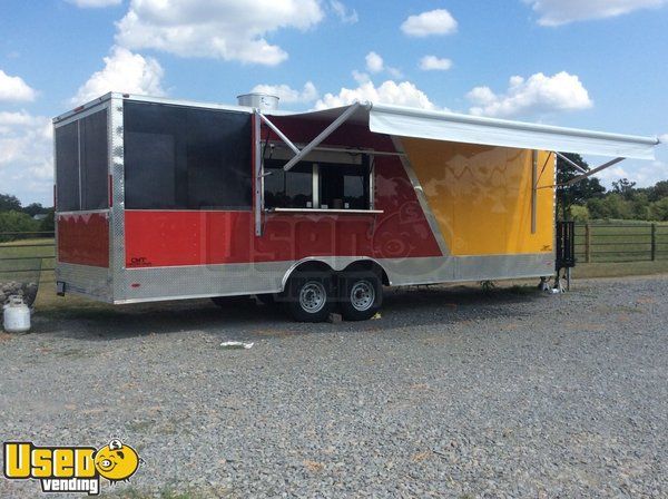 2019 -8.5' x 26' Freedom Food Concession Trailer with Porch