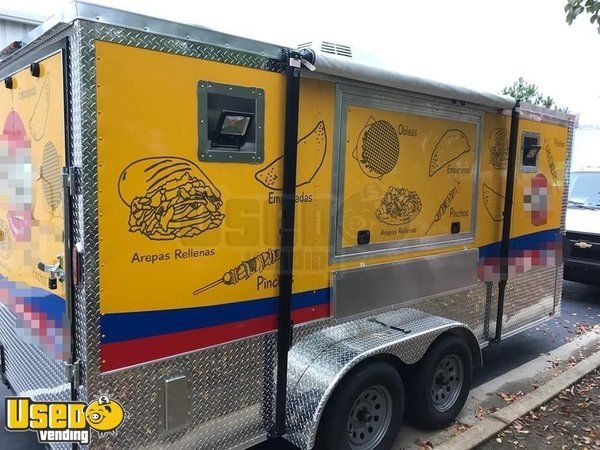 2017  7' x 16'  Food Concession Trailer