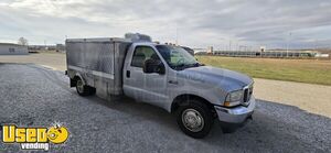 2004 Ford F350 Lunch Serving Canteen Food Truck w/ Thermo King Refrigeration + Plano Catering Box