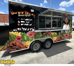 2024 8' x 16' Kitchen Food Concession Trailer with Bathroom