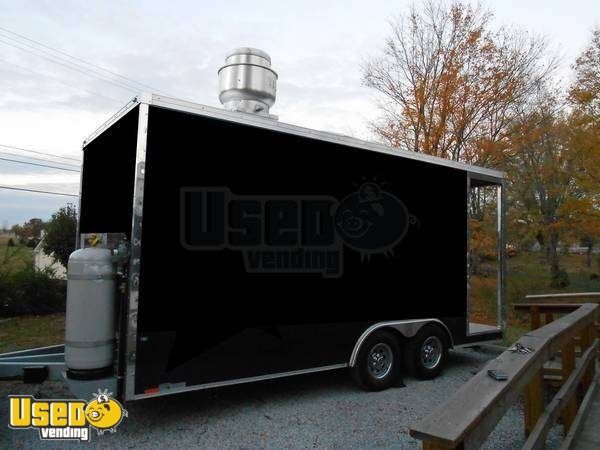 2012 - 20' x 8' Turnkey Wells Cargo Porch Concession Trailer