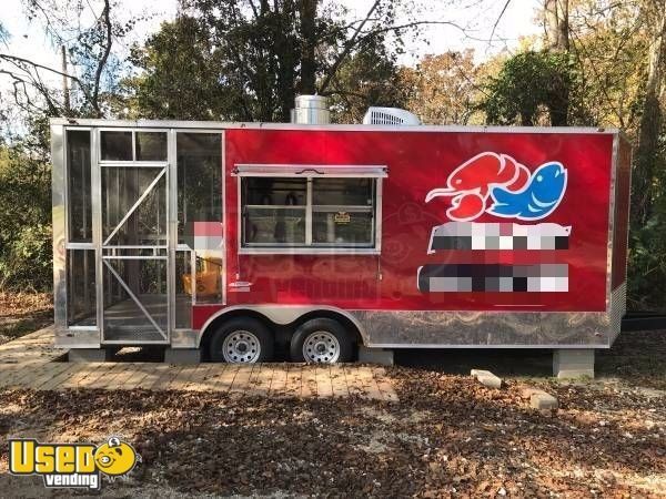 2017 - 8.5' x 20' Food Concession Trailer with Porch