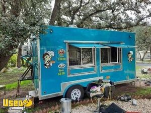 Very Lightly Used 2021 8' x 16' Like-New Street Food Concession Trailer