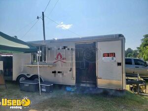 2007 Haulmark 8' x 16' Barbecue Food Concession Trailer with Porch